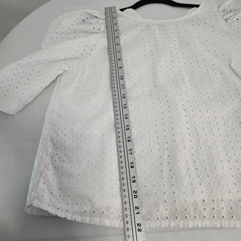 A New Day Target Emroidered White Top Size Large - Picture 12 of 12